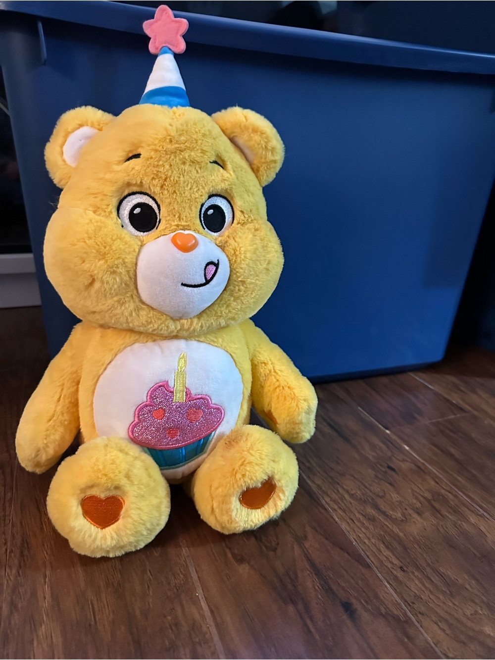 Care bear Birthday Bear with Cupcake Design